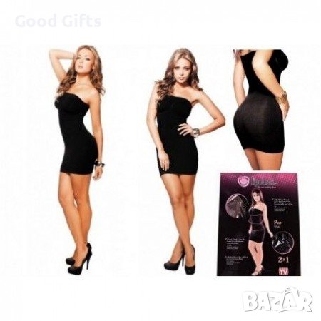 3в1 Стягащата и оформяща рокля Lipodress, снимка 3 - Рокли - 39361630