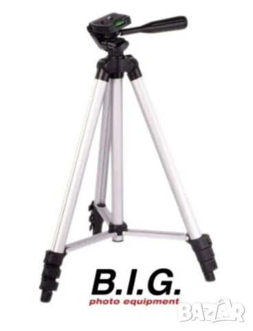 Оригинал B.I.G. К-т Немски СТАТИВ 40-126см с Кейс за Смартфони Фотоапарати Екшън Камери GoPro БАРТЕР, снимка 8 - Чанти, стативи, аксесоари - 51099168
