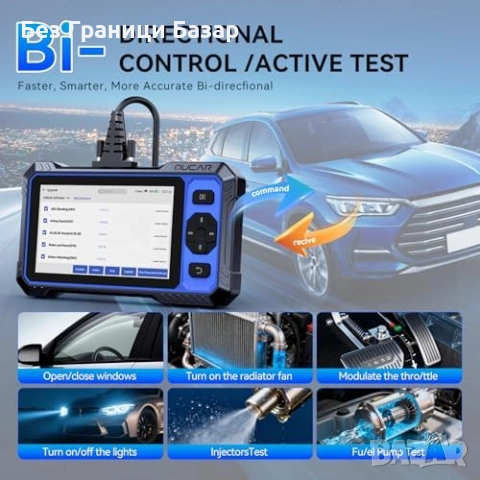 Нов OBD2 диагностичен скенер AI пълна системна диагностика CAN FD кола, снимка 5 - Друга електроника - 52828181