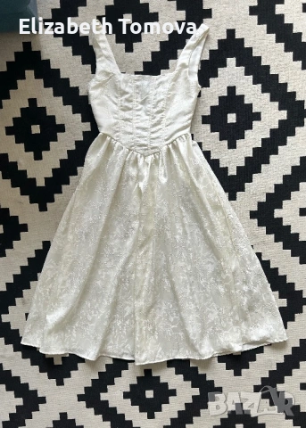 Бяла официална/ булченска рокля , снимка 4 - Рокли - 53752663