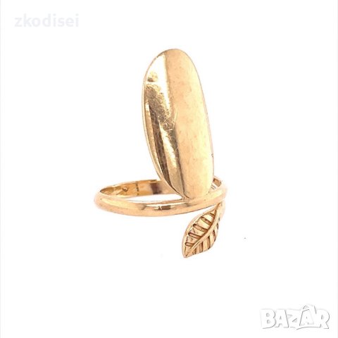 Златен дамски пръстен 2,87гр. размер:54 14кр. проба:585 модел:18271-1, снимка 3 - Пръстени - 41565001