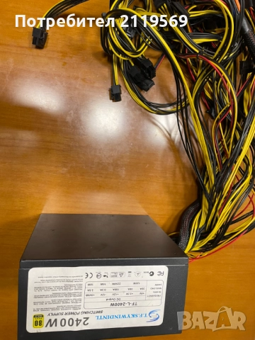 Видеокарта RX580 8gb + RX6800 16gb + Захранване 2500W + Дъно за 8 карти, снимка 6 - Видеокарти - 51929826