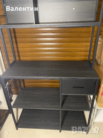 Кухненски рафт / библиотека VASAGLE, снимка 6 - Секции и витрини - 52649985