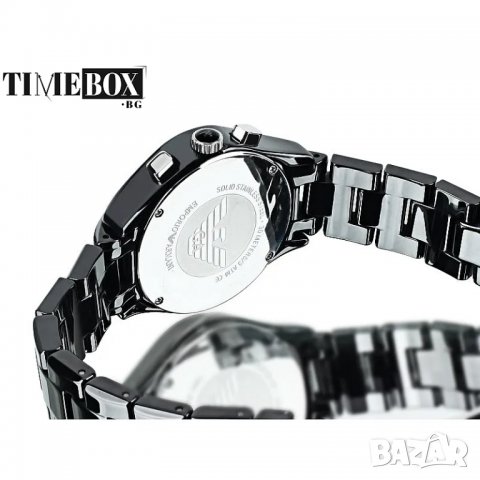 Emporio Armani AR1401 Ceramica Chronograph. Нов дамски часовник, снимка 5 - Дамски - 38773260