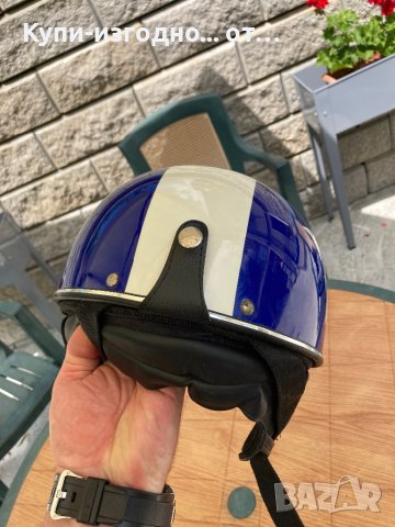 Каска тип канче за скутер или чопър - Размер ХЛ, снимка 5 - Аксесоари и консумативи - 41493935