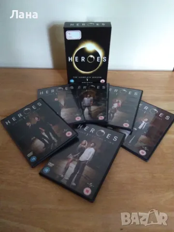 HEROES DVD видео сезон 1, седем  диска в един комплект