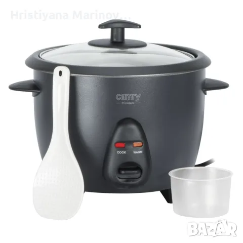 Оризоварка Camry CR 6419 1L, 400W с функция за готвене на пара и поддържане на топлината