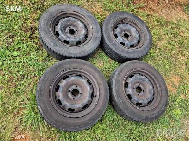 Пежо цитроен рено джанти 4х108 летни гуми мишелин 195/65/15 djanti pejo peugeot citroen reno dacia