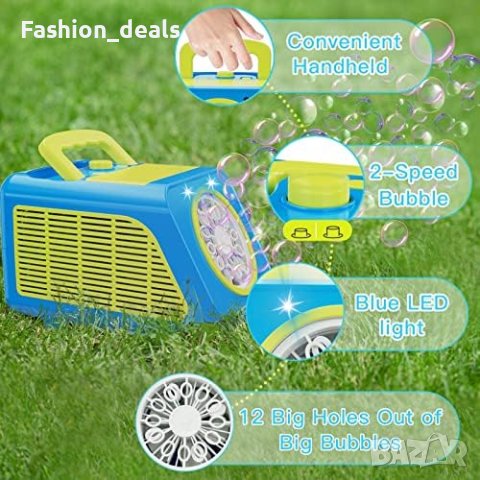 Нова Преносима автоматична машина за мехурчета за деца/Парти Сцена Рожден ден, снимка 2 - Друга електроника - 41661654