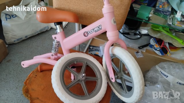 Детско колело за баланс в розово Homcom втора употреба като ново, снимка 2 - Детски велосипеди, триколки и коли - 42052942