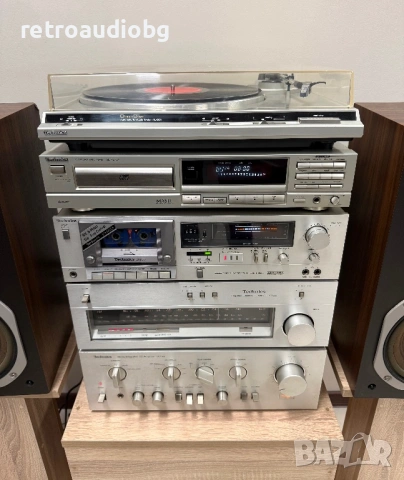 🔊ТОП аудио система - сет TECHNICS - усилвател, тунер, триглав дек, CD, грамофон + опция колони🔉, снимка 2 - Аудиосистеми - 53597361