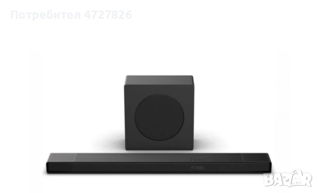 Аудио система Hisense - AX3120G, 3.1.2, черна