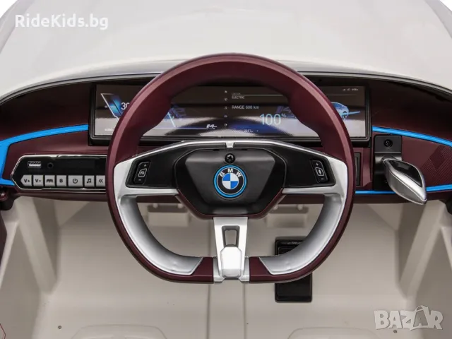BMW i4 акумулаторна кола 12V - Детска акумулаторна кола, Бяла, EVA гуми, 4x4, снимка 11 - Детски велосипеди, триколки и коли - 49731440