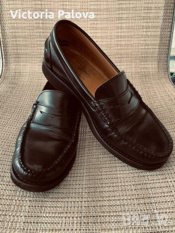 Кожени маркови обувки- лоуфъри LACOSTE, снимка 2 - Ежедневни обувки - 36029674