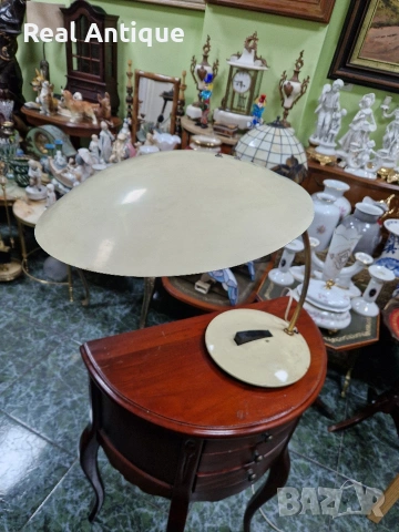 Рядка голяма антикварна руска съветска настолна лампа , снимка 4 - Антикварни и старинни предмети - 53463763