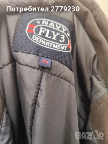 Италианска шуба марка FLY NAVY DEPARTMENT размер 50, снимка 2 - Палта - 48722104