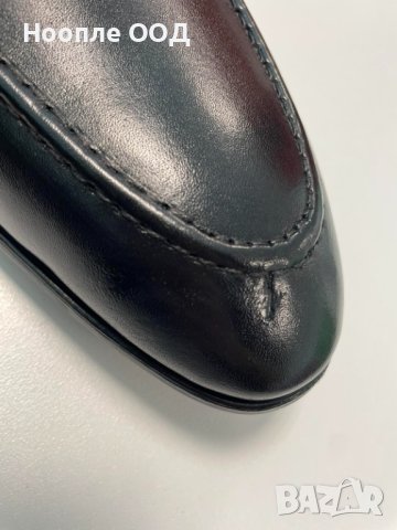 Мъжки кожени официални обувки - Черни - 47, снимка 3 - Официални обувки - 41586118