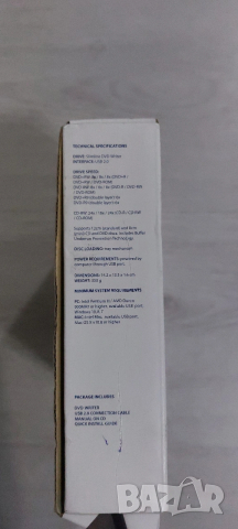 Verbatim External Slimline CD/DVD Writer - Идеалното външно оптично устройство, снимка 4 - Други - 53330834