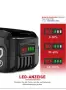 КОМПЛЕКТ ОТ 2бр. БАТЕРИИ 18V 5.0Ah BOSCH LI-ION PBA PSB PSR GARDENA , снимка 3