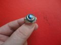 Страхотен пръстен камък и емайл , снимка 6