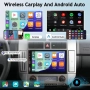 Двудиново автомобилно радио с безжичен Carplay и Android Auto, 7 инча, снимка 2