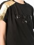 BALMAIN Gold Metallic Sleeve Logo Print Дамска Тениска size L, снимка 6