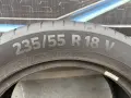 4бр. ВИСОКОСКОРОСТНИ ЛЕТНИ ГУМИ CONTINENTAL PREMIUM CONTACT-7  235/55/18 100V- 6,8 mm  DOT 09/23, снимка 8