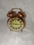 Стар Германски Механичен Будилник - Работи и Звъни с Камбани, снимка 7