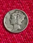 Сребърна монета дайм one dime 1944, снимка 1