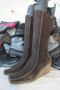 дамски ботуши BRONX® original, платформа, N- 40- 41, 100% естествен велур, GOGOMOTO.BAZAR.BG®, снимка 4