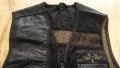 SWEDTEAM Hunting Leather Vest размер S за лов елек естествена кожа - 311, снимка 4