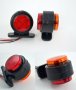 1бр. Лед LED рогчета светлини габарити червено-оранжево 24V, снимка 1