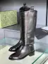 Gucci Дамски Ботуши Гучи - Черни Или Кафеви Код E168, снимка 11