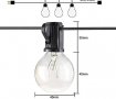 String Lights LED верига 25 крушки за парти украса празнични светлини декорация рожден ден сватба 9м, снимка 5
