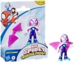 Нова детска Marvel Spidey Ghost-Spider фигура 7.6 см + web wings аксесоар, снимка 8