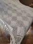 ръчно плетена покривка за голяма спалня , бяла, снимка 10