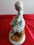 Стара Рядка Френска Порцеланова Статуетка РИБАРКА, снимка 6