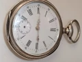 джобен сребърен часовник , снимка 1
