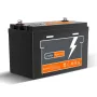 ГОТОВ 100ач 12v ТЯГОВ Lifepo4 Акумулатор Литиево желязо фосфатен лодки каравана кемпер, снимка 1