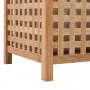 vidaXL Кош за пране 39x39x65 см масивно орехово дърво, снимка 5