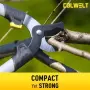 Colwelt комплект градински ножици 3 части – ножици за храсти, секачка и резачка за клони, снимка 5