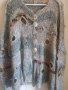 Ръчно плетена спорно елегантна лятна блуза с големи копчета, снимка 3