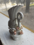 Стара порцеланова каничка лебед фигура статуетка Порцелан, снимка 1 - Антикварни и старинни предмети - 36116499