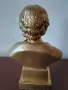 Метална скулптура, статуетка, бюст бронз мед на велик древногръцки автор, снимка 4