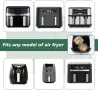 Нови Големи силиконови купички за Air Fryer, форми за яйца, кекс и десерти 4 броя комплект, снимка 5