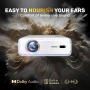 Смарт Проектор с Автофокус, Dolby Audio, HDR10 и Native 1080P, Aurzen EAZZE D1, снимка 6