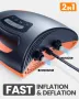 Суб борд  OutdoorMaster 20PSI SUP въздушна помпа с високо налягане Shark двустепенно , снимка 4