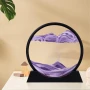 Стъклен пясъчен арт-Стояща динамична 3D картина с движещ се пясък, декорация за дома и офис, снимка 3