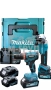2в1 Безчетков Акумулаторен Ъглошлайф и Винтоверт Макита 36V 8Ah, снимка 1