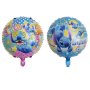Лило и Стич stitch двустранен кръгъл фолио фолиев балон хелий или въздух парти рожден ден, снимка 4